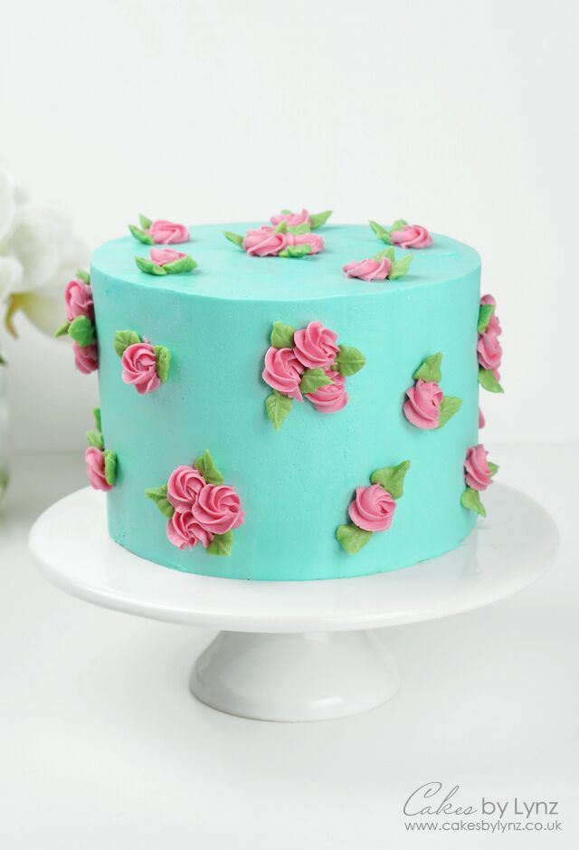 Buttercream Rosette Cake – Just Cakes Bakeshop
