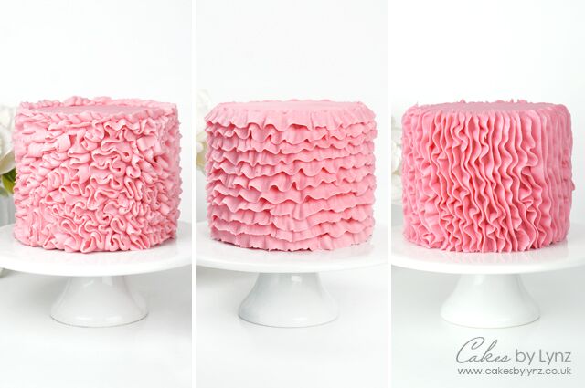 Ribbon Cake Tutorial: Piping With A Petal Tip By Sweet Society
